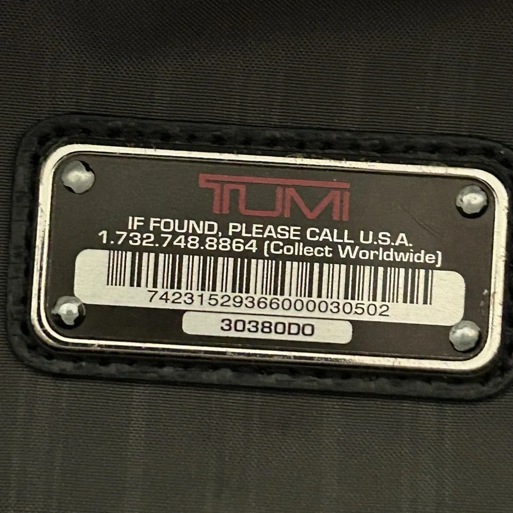 TUMI Arrive Bradley Carbon Fiber Look Backpack Laptop Travel Business Bag